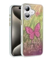iPhone 16 Kılıf Blade Aynalı Desenli Kapak - Desen 5