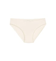 12 Adet Yıldız Bayan Modal Dantelli Bikini Külot Ekru 3902