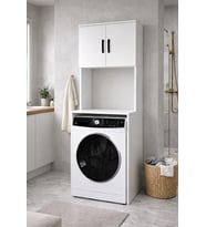 Alesta Life Çamaşır Makinesi Dolabı, Çamaşır Makinesi Üstü Düzenleyici, Banyo Dolabı, Makine Üstü Dolap