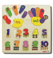 SAYMAYI ÖĞRENİYORUM PUZZLE (30x30 cm)