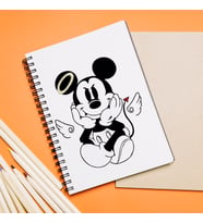 Mickey Mouse Sevgili Çift Tasarımlı Defter