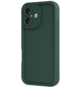 Newface Apple iPhone 16 Kılıf Viera Silikon - Koyu Yeşil