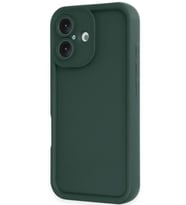 Newface Apple iPhone 16 Kılıf Viera Silikon - Koyu Yeşil