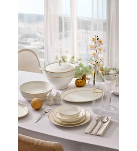 Aryıldız Glamour 60 Parça Porselen Yemek Takımı Ar259788