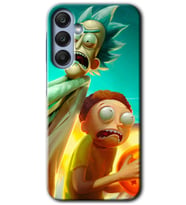Galaxy A25 Kılıf HD Desen Baskılı Kılıf - Rick Morty