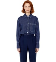 Kadın Oversize Liyosel Denim Gömlek Günlük Kullanımda Ve Rahatlığı Birleştiriyor Dayanıklı