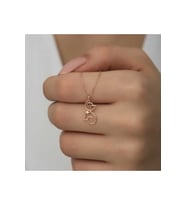 Gümüş Rose Kedi Kadın Kolye CSR2180927