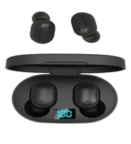 BGGTech Tüm Telefonlarla Uyumlu TWS E6S Bluetooth Kulaklık (Siyah)