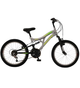 Salcano Hector 20 Jant Vitesli Pabuç Fren Çocuk Bisikleti (120 /145 CM ARASI BOY ) Gri Sarı Yeşil