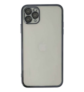 iPhone 11 Pro Max Kılıf Razer Lensli Silikon - Siyah