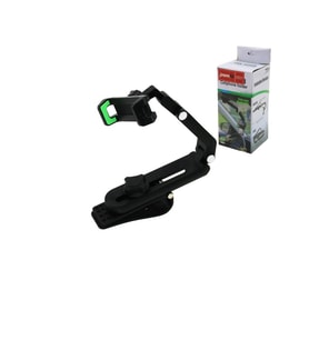 OTO - ARAÇ DİKİZ AYNA GEÇMELİ TELEFON TUTUCU 360 DERECE KOL MANDALLI GENİŞLİK AYARI=12.9-25.5CM (5343)