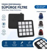 Lexroo Samsung Arnica Pika Mila Uyumlu Motor Filtre ve Sünger(15x14cm)