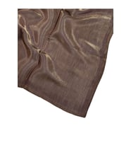 Mısırlı Eşarpları Parıltılı Bantlı Elegance Prenses Eşarp (KAHVE)