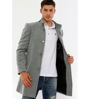 PLT8367 DEWBERRY ERKEK PALTO-GRİ
