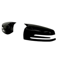 Sts Oto Aksesuar Mercedes Benz W204 2007-2014 Batman Yarasa Ayna Kapağı Piano Black Abs Plastik