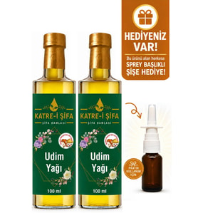 Katre-i Şifa Çocuklar İçin Yumuşak İçim UDİM Yağı 100 ML + 100 ml  2li Ekonomik Set