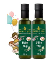 Katre-i Şifa Çocuklar İçin Yumuşak İçim UDİM Yağı 100 ML + 100 ml  2li Ekonomik Set