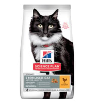 Hills SP Sterilised +7 Tavuklu Yaşlı Kısırlaştırılmış Kedi Maması 1,5 Kg