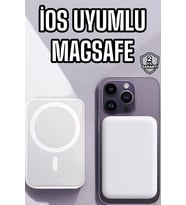 5000 Mah İos Uyumlu Magsafe Kablosuz Şarj Hızlı Şarj Desteği