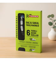 USB Şarjlı Saç ve Sakal Tıraş Makinesi 6 Farklı Kesim