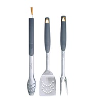 3 Parça Mangal Seti Maşa Çatal Spatula