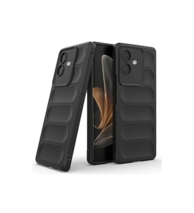 Oppo A3 Kılıf Optimum Silikon - Siyah