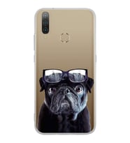 PrintiFy General Mobile GM 10 ile Uyumlu Köpek 3 Kamera Korumalı Şeffaf Kılıf