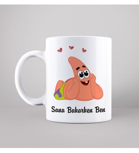 Sana Bakarken Ben (Peterick) Tasarımlı Kupa