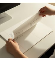 Tanıtım Paperto. A3 Kopar At Not Kağıdı, 29,7 × 42 cm (A3), 80 Yaprak, 110 gr Ivory Kağıt, Yapışkansız Masaüstü Not Kağıdı (Çizgili)