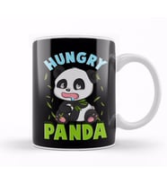 Cute Hungry Panda Always Hungry Funny Baby Panda Kupa Bardak Porselen