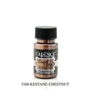 Cadence Dora Glass Metalik Cam Boyası 50 ml. 3168 KESTANE 