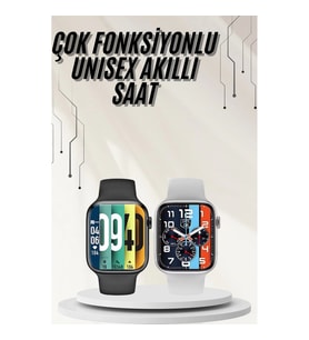 Mey İthalat® Plastik Kordonlu Kalp Atışı Uyku Takibi ve Çağrı Cevaplayabilen Akıllı Saat