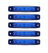 Mavi Parmak Led Dorse Lamba 6 Ledli 12-24V 5'li