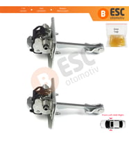 Peugeot 308 MK1 4/5 Kapı 2007-2013 9181N2 İçin 2 EA Ön Sağ ve Sol Kapı Gergi Yayı