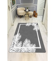 Modern Desenli Dijital Baskı Kaymaz Taban Halı H0236