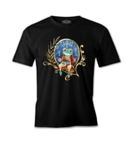 A Frog in front of a Mirror Siyah Erkek Tshirt