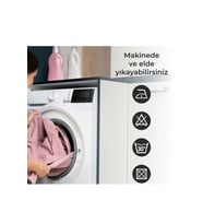 Jackline -Dolphin Mavi- Çift Kanatlı Banyo Duş Perdesi (2x110x200)
