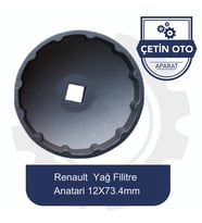 Renault Yağ Filitre Anahtarı 12X73.4Mm