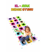 El Ayak Denge Oyunu 100x300 cm