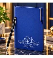 BK Gift Kişiye Özel 374 Termo Deri Tarihli Ajanda & Siyah Touch Pen Tükenmez Kalem-10