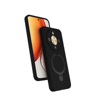 Honor X9D Kılıf M-safe Şarj Özellikli Standlı Zore Samara Kapak (Siyah)