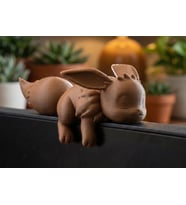 Sevimli Uyuyan Anime Karakter Monitör Üstü Figürü 3D Baskı Masaüstü Dekor