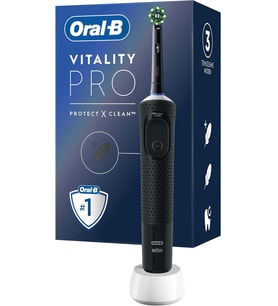 Şarjlı/Elektrikli Diş Fırçası Vitality Pro Siyah Koruma ve Temizlik