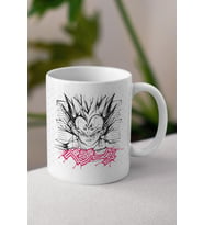 Dragon Ball Z Vegeta Anime Baskılı Beyaz Kupa Bardak