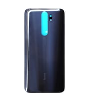 Xiaomi Redmi Note 8 Pro Uyumlu Arka Cam Kapak Batarya Pil Kapağı Siyah