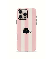iPhone 16 Pro Max Vorian Çift Katmanlı MagSafe Kılıf Midnight Cat Stripe