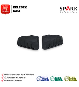 Dacia Duster 2010-2017 Yıl Aralığı Uyumlu Kelebek Cam 2 Parça