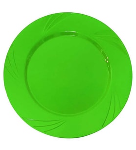TABAK KRİSTAL 22,5 CM YEŞİL PK:6-
