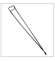 Grande Home yıldız 3 lü Metal Firkete Ahşap ve Kütük Sehpa Ayağı 46 cm (Siyah)