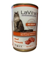 Lavital Püre Beef Sığır Etli Kedi Konservesi 400 Gr